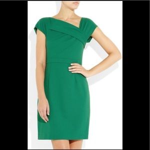 J Crew wool-crepe dress. Lined.